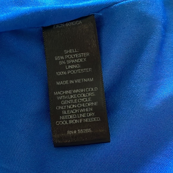 Express Cobalt Blue Cutout Dress Size 10. - Picture 10 of 11
